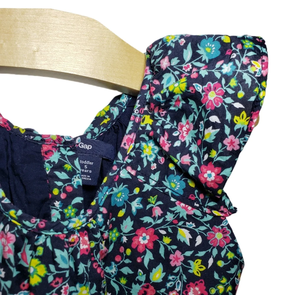 GAP 5T Toddler Girl Ditsy Floral Swing Summer Dress